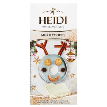 Шоколад Venture з молоком та печивом Heidi 90г - купить, цены на NOVUS - фото 1
