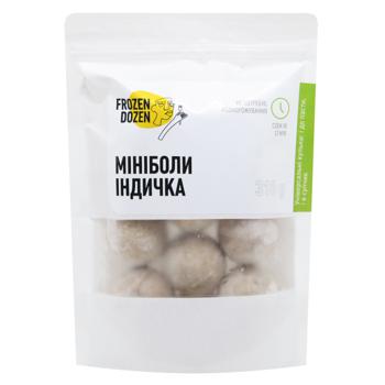 Мініболи Frozen Dozen Індичка заморожені 310г - купити, ціни на WINETIME - фото 1