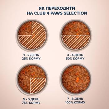 Корм влажный Club 4 Paws Premium Selection с телятиной и овощами для взрослых кошек 80г - купить, цены на - фото 5