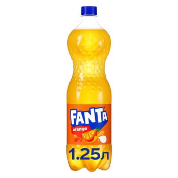 Fanta Orange Carbonated Drink 1.25l - buy, prices for Ideal - photo 1