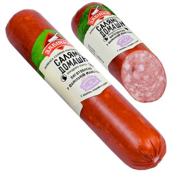 Колбаса Забияка Салями Домашняя полукопченая высший сорт - купить, цены на КОСМОС - фото 1