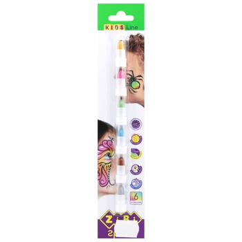 Zibi Kids Line Neon Pencils for Face and Body Makeup 6 colors