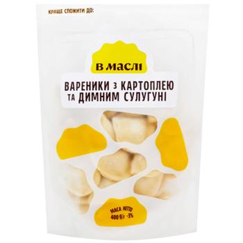 V Masli Dumplings with Potatoes and Smoky Suluguni 400g - buy, prices for WINETIME - photo 1