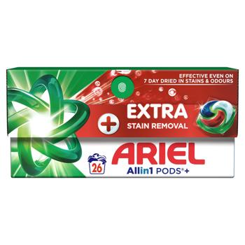 Капсулы для стирки Ariel Pods Экстрасила для выведения пятен 26шт - купить, цены на Идеал - фото 3