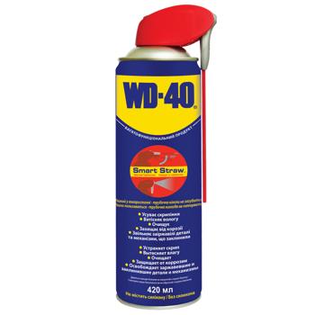 Смазка WD-40 Smart Straw универсальная 420мл - купить, цены на МегаМаркет - фото 1