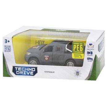 Автомодель Techno Drive Шевроны Героев Toyota Hilux ОШБр НПУ Лють - купить, цены на NOVUS - фото 1