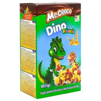 Сніданок сухий Золоте Зерно Динозаврики шоколадно-молочні 80г - купити, ціни на Чудо Маркет - фото 3
