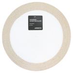 Ardesto Round White-Beige Serving Mat 38cm