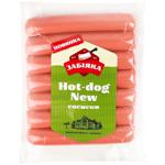 Сосиски Забіяка Hot-dog New перший сорт 330г