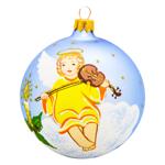 Angel with Violin Christmas Ball 90mm