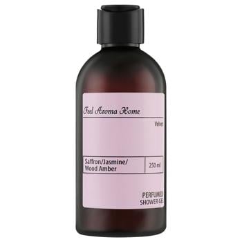 Feel Aroma Home Velvet Shower Gel with Saffron, Jasmine and Wood Amber 250ml - buy, prices for - photo 1