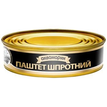 Akvamaryn Sprats Pate 160g - buy, prices for Vostorg - photo 1