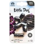 Little Dog Black Velvet Car Air Freshener