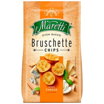 Maretti with cream mix cheese bruschette chips 70g - buy, prices for COSMOS - photo 1