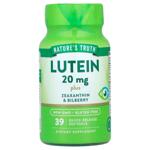 Лютеїн плюс зеаксантин та чорниця, Lutein, Nature&#39;s Truth, 39 гелевих капсул швидкого вивільненн