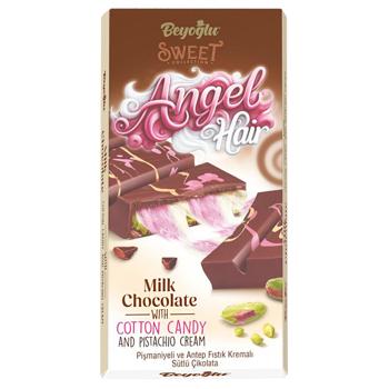 Шоколад молочный Beyoglu Angel Hair с фисташкой 170г - купить, цены на Таврия В - фото 1