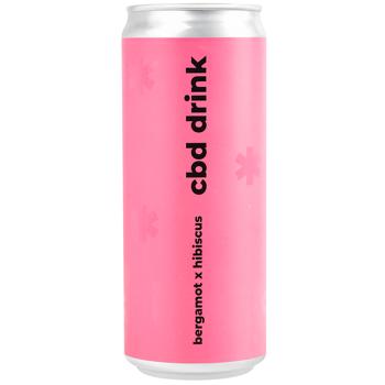 Underwood CBD Drink Bergamot x Hibiscus Carbonated Drink 0.33l - buy, prices for WINETIME - photo 2