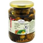 Karpaty Nasolodzhuysya Honey Marinated Cucumbers 680g