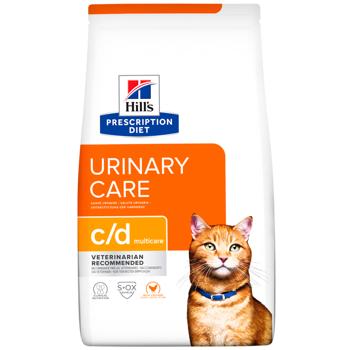 Hill's Prescription Diet Urinary Care c/d Multicare Dry Food with Chicken for Cats with Urinary Tract Diseases 3kg - buy, prices for MasterZoo - photo 1