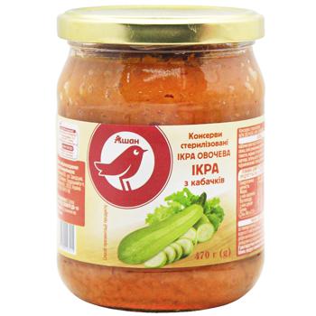 Икра Auchan из кабачков 460г - купить, цены на Auchan - фото 1