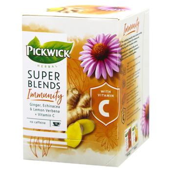 Pickwick Immunity Herbal Tea with Ginger, Echinacea and Lemon Verbena 1.5g*15pcs