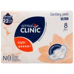 Normal Clinic Ultra Cotton&Velvet Sanitary Pads 4drops 8pcs