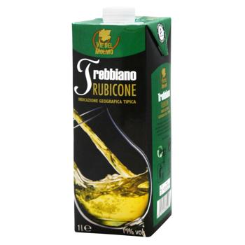 Вино Via Del Molino Trebbiano Rubicone IGT біле сухе 11% 1л - купити, ціни на NOVUS - фото 1