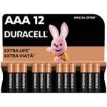 Батарейки Duracell AAA щелочные 12шт