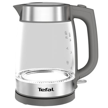 Чайник електричний Tefal KI740B30 скляний - купить, цены на Auchan - фото 1