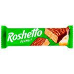 Батончик вафельний Roshen Roshetto з арахісом 34г