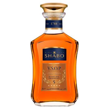 Коньяк Shabo V.S.O.P. 5 років 40% 0,375л - купити, ціни на AlcoHub - фото 1