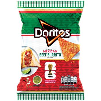Чипси Doritos зі смаком мексиканського буріто з яловичиною 90г - купити, ціни на Епіцентр FOOD - фото 1
