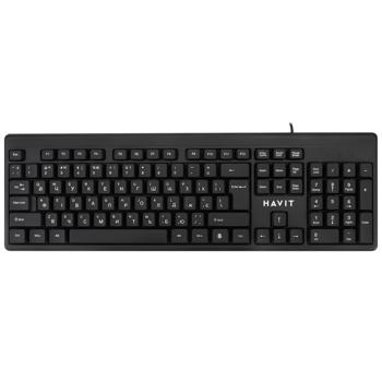 Клавіатура Havit HV-KB2001 USB Black - купити, ціни на Auchan - фото 1