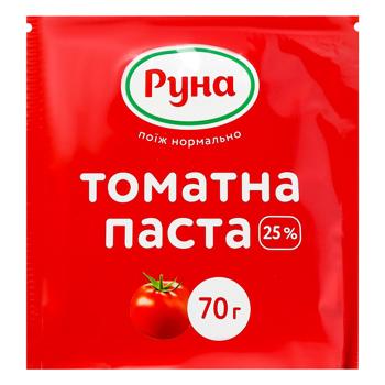 Runa Tomato Paste 25% 70g - buy, prices for Torba - photo 1
