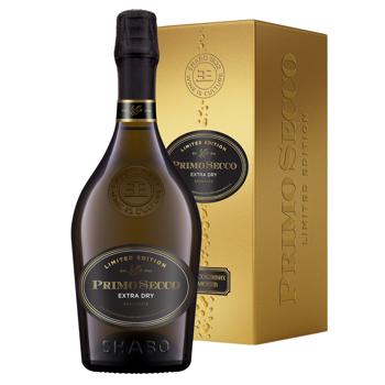 Shabo Primo Secco Sparkling Wine White Extra Dry 12% 0.75l - buy, prices for COSMOS - photo 1