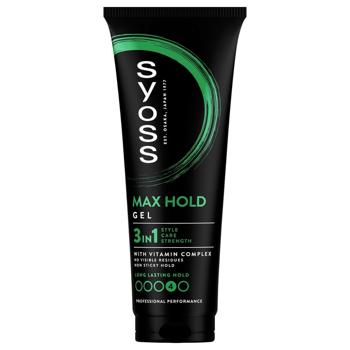 Syoss Max Hold Styling Gel 250ml - buy, prices for MegaMarket - photo 2
