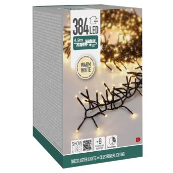 Koopman Electric Garland-Cluster 384 LED 7.9m Warm White - buy, prices for Tavria V - photo 2