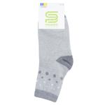 Носки Premier Socks Эконом Горошки детские махровые р.16-18 серый