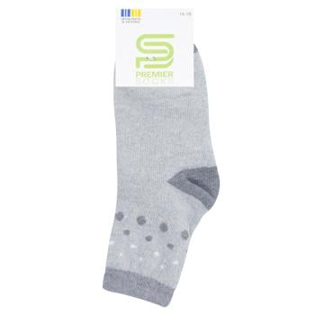 Premier Socks Econom Polka Dot Terry Children's Socks s.16-18 Grey - buy, prices for NOVUS - photo 1