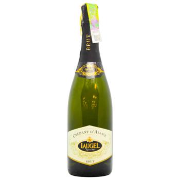Вино ігристе Cremant D'Alsace Laugel Brut біле сухе 12% 0,75л