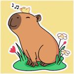 Картина за номерами Ideyka Капібара слухає спів пташок 30х30см