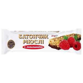 Candy bar Sotsialnyi koshyk raspberry 25g Ukraine - buy, prices for Chudo Market - photo 1