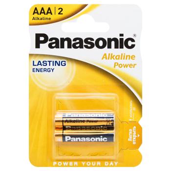 Батарейки Panasonic LR03 Alkaline Power ААА 2шт