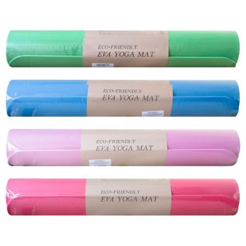 Коврик Зед для фитнеса и йоги 1730х610х5мм в ассортименте - купить, цены на ЕКО Маркет - фото 1