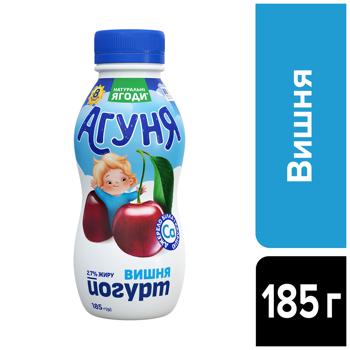 Йогурт Агуня вишня 2,7% 185г - купить, цены на КОСМОС - фото 3