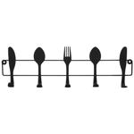 Гачки для кухонних аксесуарів чорний 40см 16050B-15