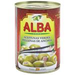 Alba Food Olives with Anchovy 300ml