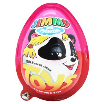 Jimmy Pink Chocolate Egg with Surprise 25g - buy, prices for MegaMarket - photo 1