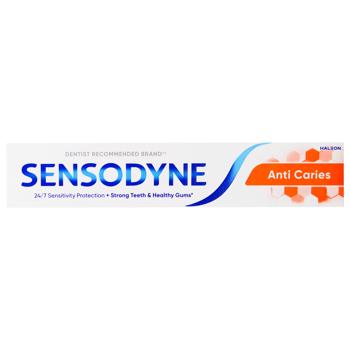 Зубна паста Sensodyne Захист від карієсу 75мл - купити, ціни на МегаМаркет - фото 1