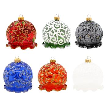 Lily Glass Decoration with Pattern - buy, prices for MegaMarket - photo 1